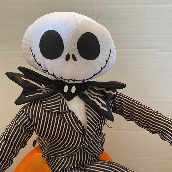 Halloween Disney Nightmare Before Christmas Jack Skellington Pumpkin Greeter 20” - Picture 3 of 12